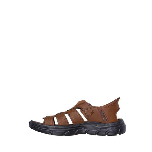 Sandal Pria Skechers Slip-Ins Revolted SS - Cokelat