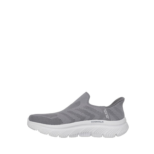 Sepatu Jalan Pria Skechers Slip-Ins Go Walk Max Cushioning Hyper Burst - Abu-abu Tua