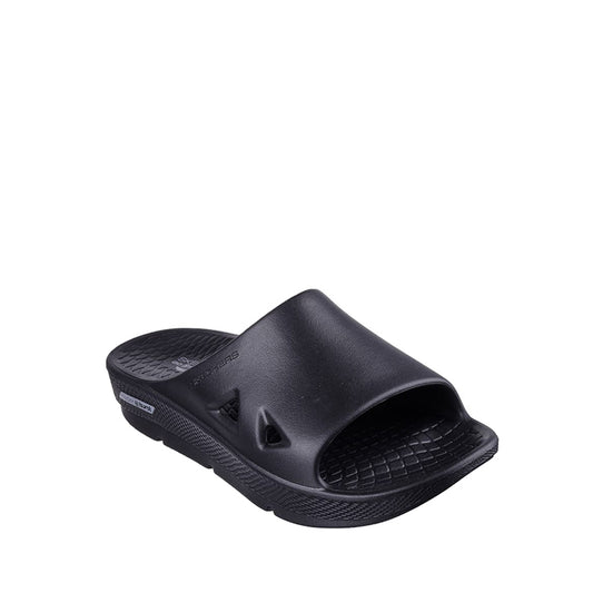 Sandal Skechers Go Recover Refresh Pria - Hitam