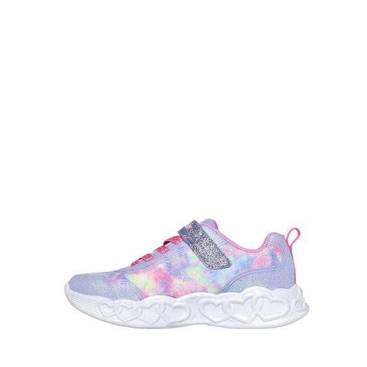 Skechers Infinite Heart Lights Girl's Shoes - Lavender