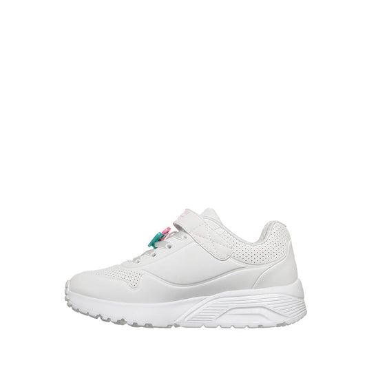 Skechers Uno Lite Girl's Leisure Shoes - White