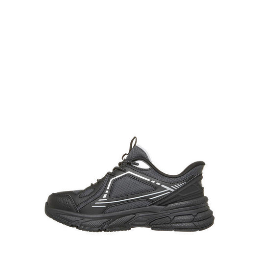 Skechers Slip-Ins Boy's Shoes Retro Graph (Grade School / Teen) - Black