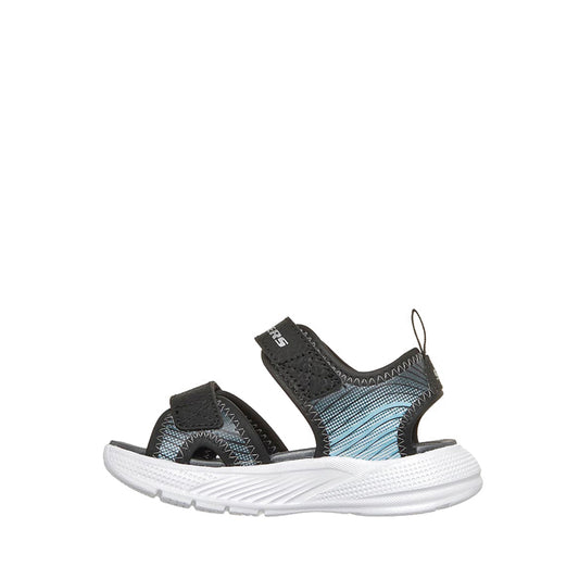 Skechers Microspec-Splash Boy's Lifestyle Shoes - Black