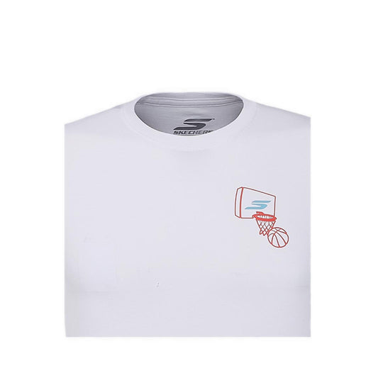 Skechers Boys Toddler Basket T-Shirt - White