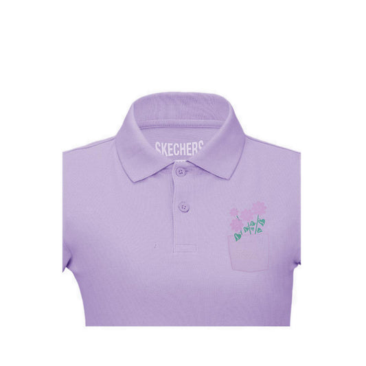 Skechers Girls Polo Shirt - Lavender