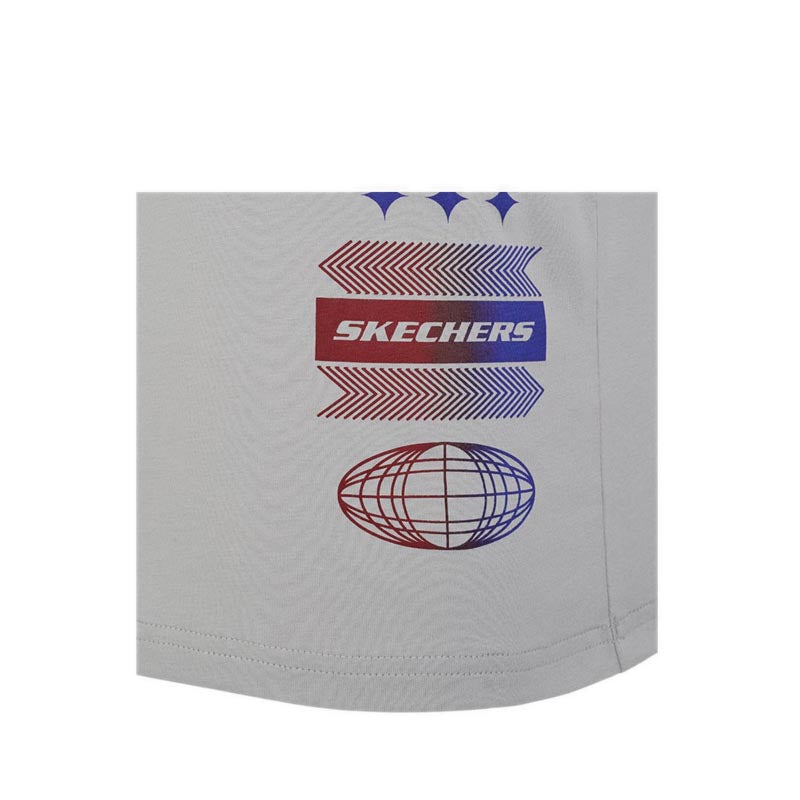 Skechers Men Geo T-Shirts - Belgian Rock
