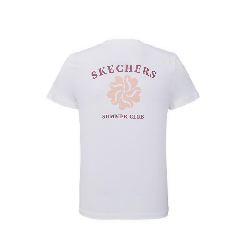 Skechers Women Summer T-Shirt - White