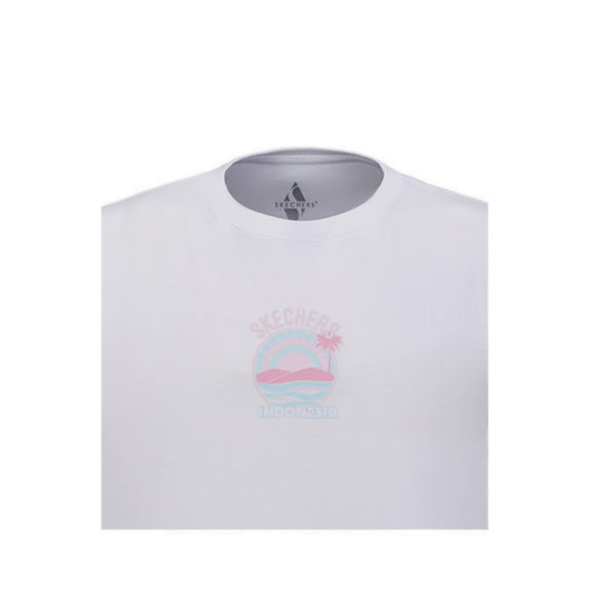 Skechers Women Graphic T-Shirt - White
