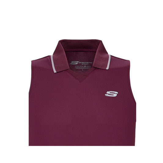 Skechers Women Sleeveless Polo - Fig