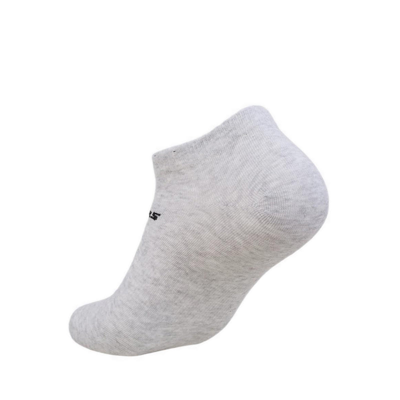 Skechers 3Pk Boys Non Terry Low Cut Socks - Grey / Grey