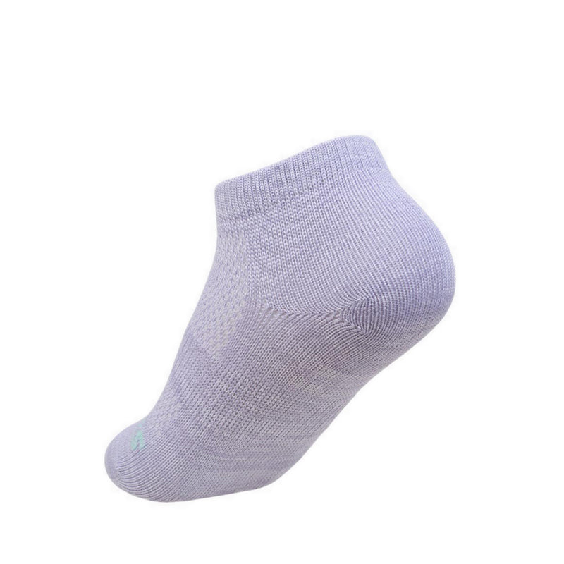 Skechers 3Pk Girls Non Terry Low Cut Socks - Purple