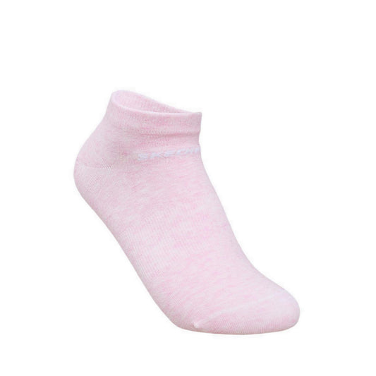 Skechers 3Pk Girls Non Terry Low Cut - White