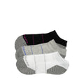 Skechers 3Pk Womens Extended Terry Low Cut Socks - Grey / Black