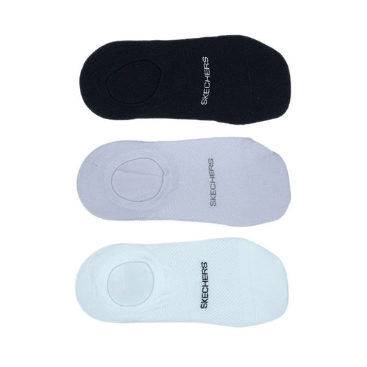 Skechers 3Pk Womens Non Terry Liner Socks - Multi