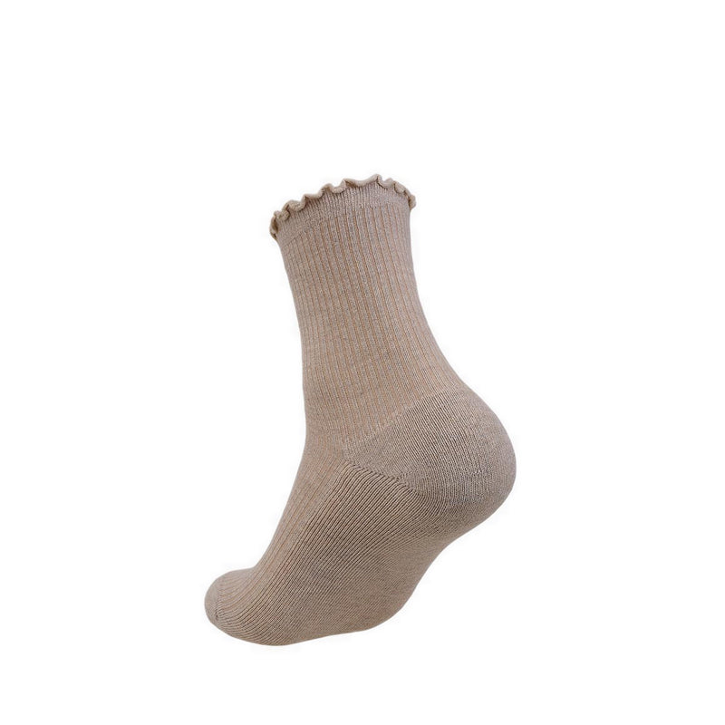 Skechers 3Pk Womens 1/2 Terry Anklet - Beige