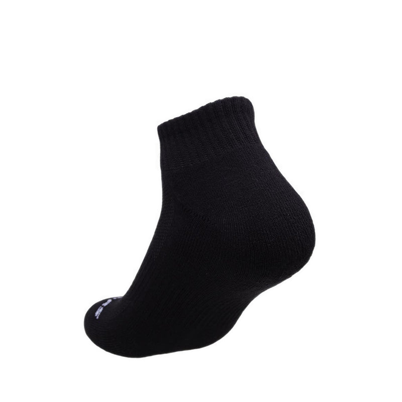Skechers 3PK 1/2 Terry Qtr Crew Unisex Socks - Black / Multi