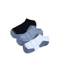 SKECHERS MEN 3PK EXT TR LOCUT (A/M) - GREY MIX