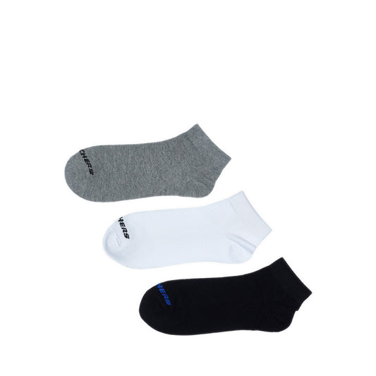 Skechers 3pk Unisex Non Terry Low Cut Unisex - Black