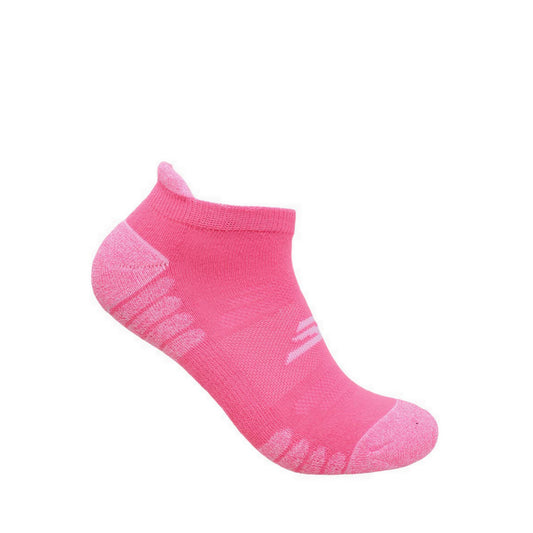 Skechers 3Pk Womens 1/2 Terry Low Cut Socks - Purple / Pink