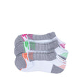 SKECHERS 3PK TOE/HEEL TERRY LOW CUT SOCKS WOMEN - WHITE PINK