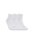 Skechers 3Pk Womens Non Terry Anklet Yoga / Pilates Socks - White