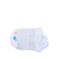 Skechers 3Pk Toe / Heel Terry Low Cut Women - White Blue