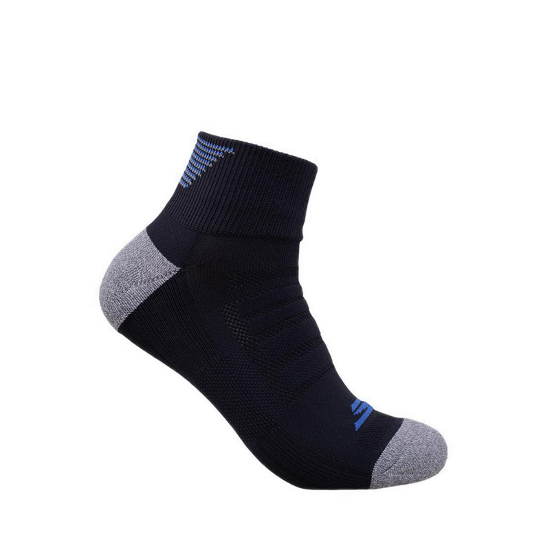 Skechers 3PK 1/2 Terry Qtr Crew Men Socks - Blue Combo
