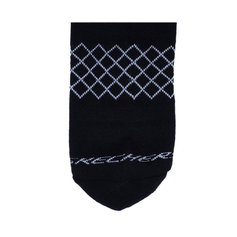 SKECHERS 3PK 1/2 TERRY LOW CUT SOCKS MEN - BLACK