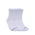 Skechers 3Pk Mens 1/2 Terry Low Crew Socks - White