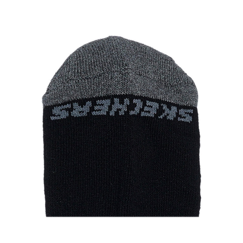 SKECHERS SP 6PK QUARTER SOCK UNISEX - BLACK