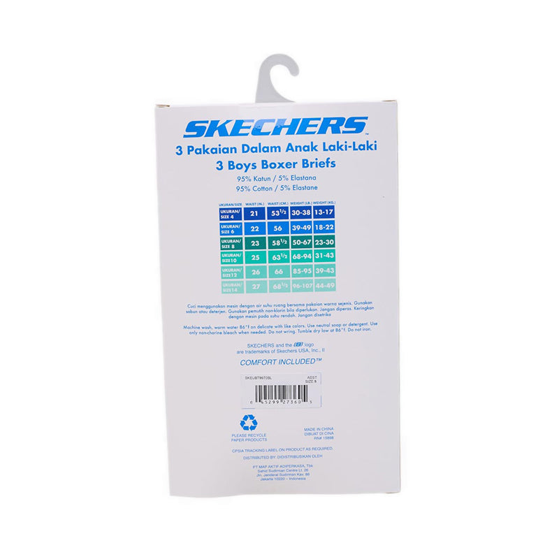 Skechers Ske Friendship Boys 5 Pck - Multicolor Blue