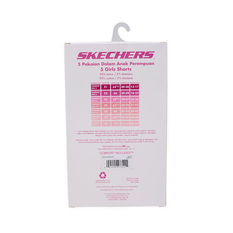 Skechers Ske Friendship Girls 5 Pck - Multicolor