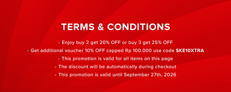 Buy 2 Get 20% OFF, Buy 3 Get 25% OFF