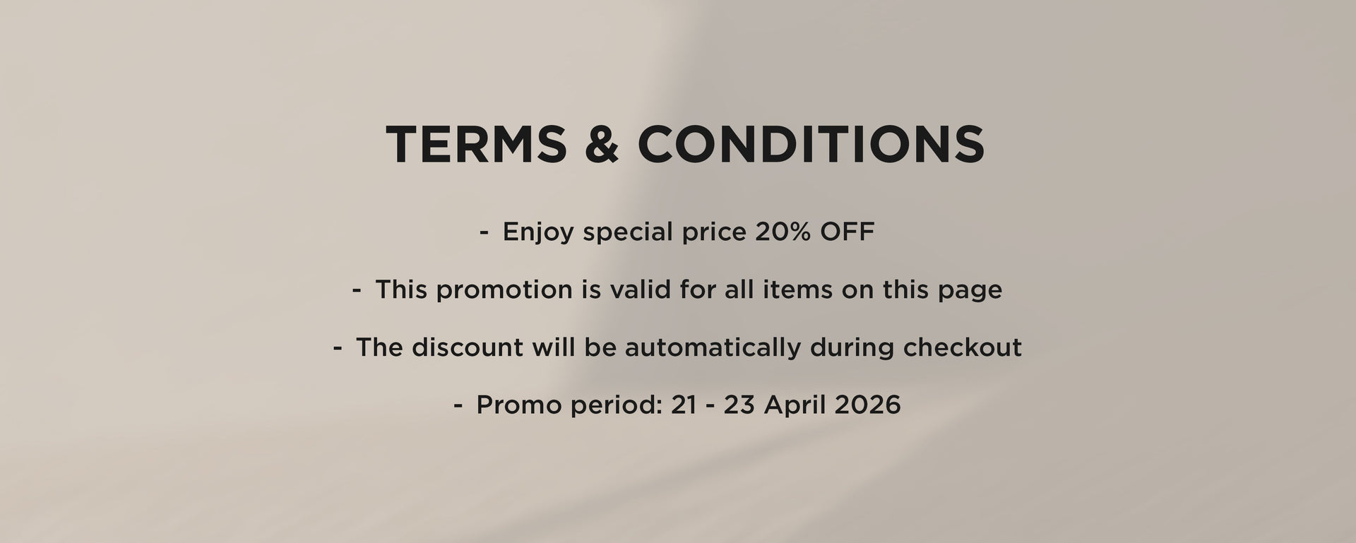 Kartini’s Day Special Price 20%