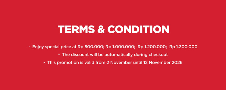 Special Price Start From 500k (2 - 12 Nov 26)
