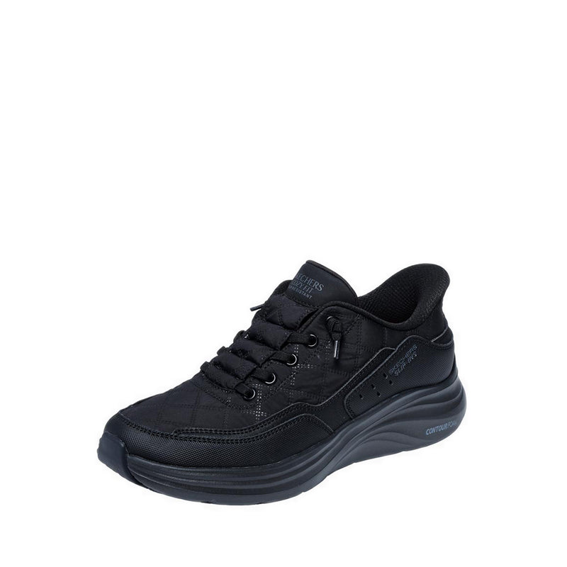 Skechers Slip-Ins Contour Foam Sr Women's Lifestyle Shoes - Black