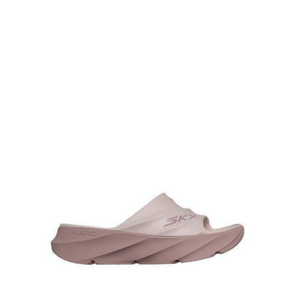 Skechers Go Recover Max Cushion Slide Women's Sandal - Tan.