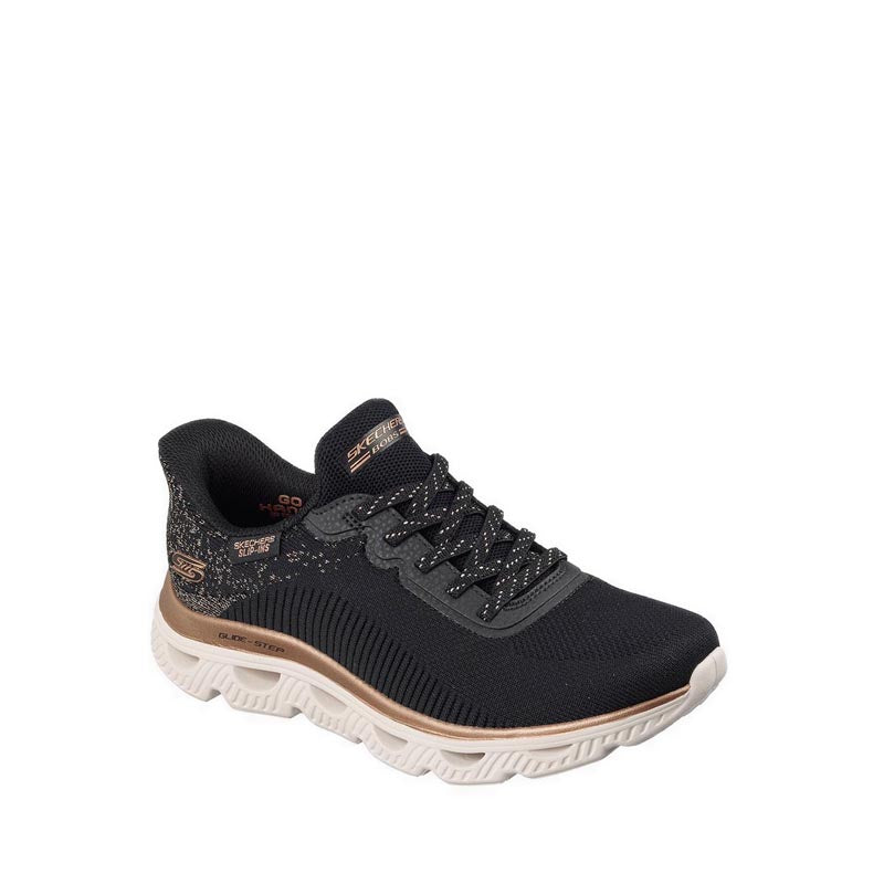 Skechers Slip-Ins Bobs Arc Waves Women's Sneaker - Black