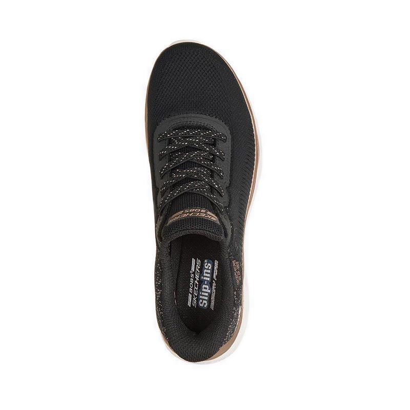 Skechers Slip-Ins Bobs Arc Waves Women's Sneaker - Black