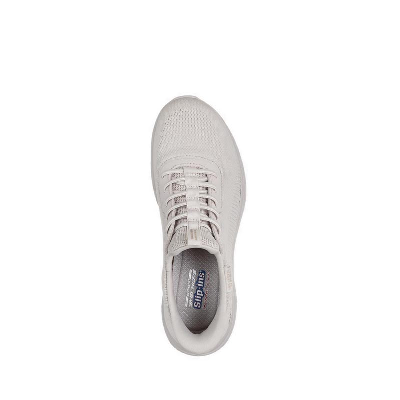 Skechers Slip - Ins Bobs Arc Waves Women's Lifestyle Shoes - Natural
