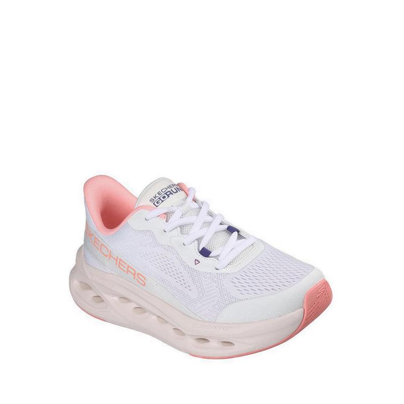 Skechers Max Cushioning Glide-Step Women's Running Shoes - White