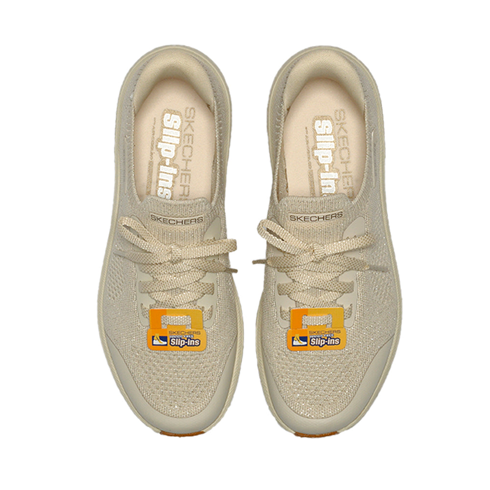 Skechers Slip-Ins Max Cushioning Lite Aura Women's Lifestyle Shoes - Natural