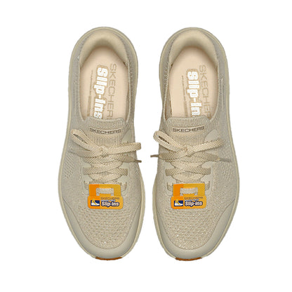 Skechers Slip-Ins Max Cushioning Lite Aura Women's Lifestyle Shoes - Natural