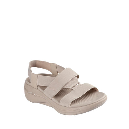 Skechers Go Walk Arch Fit Women's Sandal - Natural
