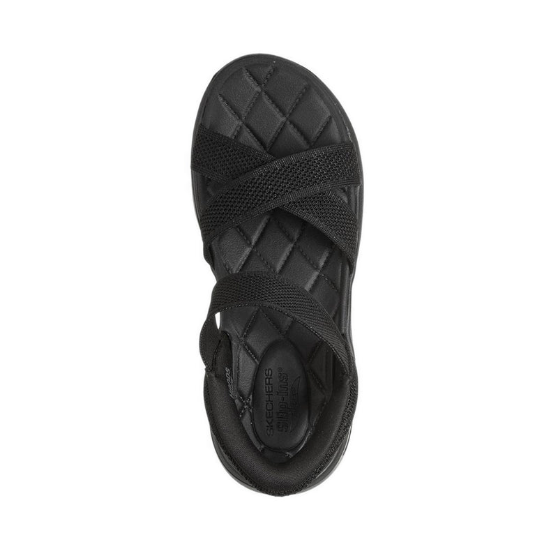 Skechers Slip-Ins Go Walk Arch Fit 2.0 Sandal Women's Training Shoes - Black
