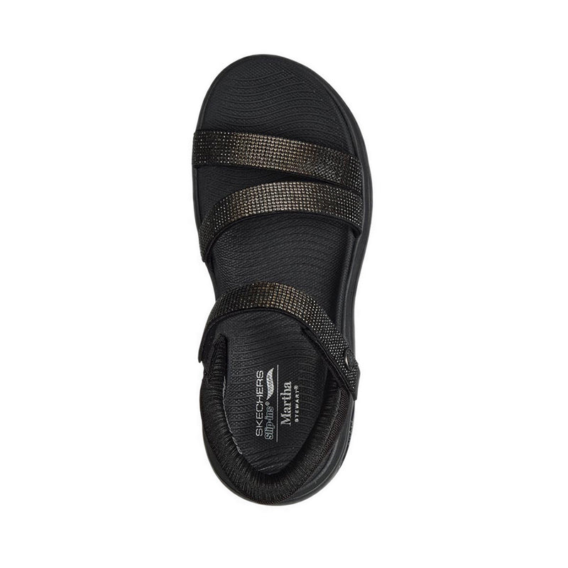 Skechers Slip-Ins Go Walk Arch Fit 2.0 Sandal Women's Lifestyle Shoes - Black
