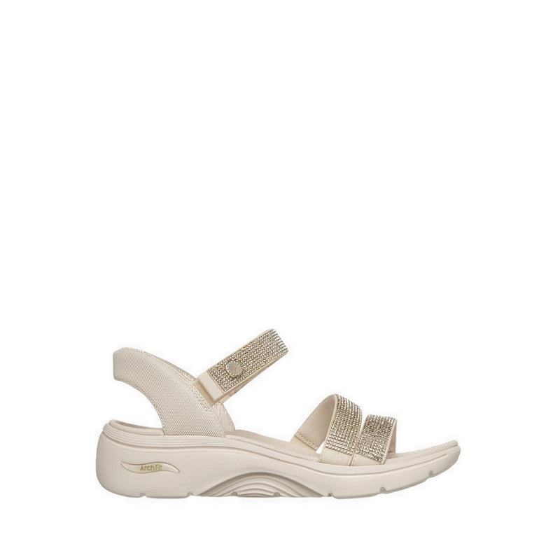 Skechers Slip-Ins Go Walk Arch Fit 2.0 Sandal Women's Training Shoes - Natural