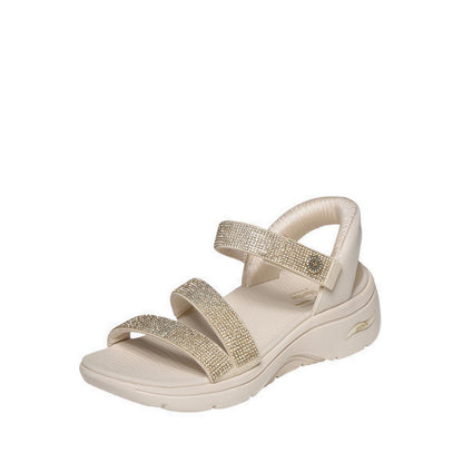 Skechers Slip-Ins Go Walk Arch Fit 2.0 Sandal Women's Training Shoes - Natural