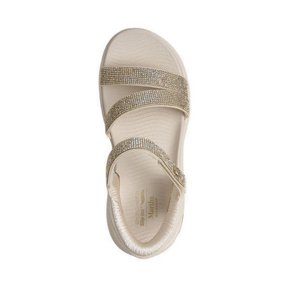 Skechers Slip-Ins Go Walk Arch Fit 2.0 Sandal Women's Training Shoes - Natural