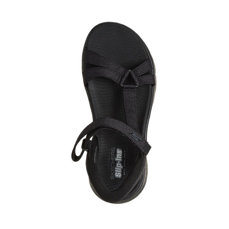 Skechers Slip-Ins Go Walk Flex Sandal Women's Sandal - Black